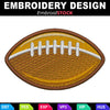 Image of Football Embroidery Design
