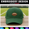 Image of Football Embroidery Design