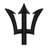 Image of Trident Logo Clipart Embroidery Design
