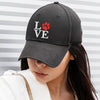 Image of Love Dog Paw Embroidery Design