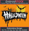 Image of Halloween Embroidery Designs pack #3 - Embroidstock