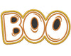 Image of BOO Applique Embroidery Design - Embroidstock