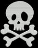 Image of Pirate Skull Embroidery Design - Embroidstock