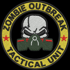 Zombie Outbreak Response Team Embroidery Design
