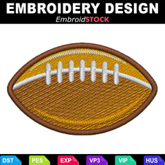Football Embroidery Design