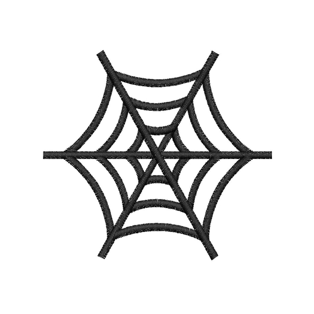 Emoji Spider Web Embroidery Design - Embroidstock