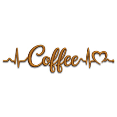 Coffee Embroidery Design