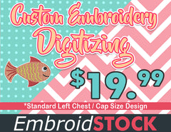 Special Custom Embroidery Digitizing - Embroidstock