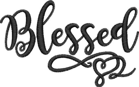 Blessed Embroidery Design