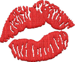Kiss Embroidery Design - Embroidstock