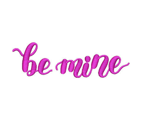 Be Mine Embroidery Design - Embroidstock