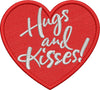 Image of Hugs and Kisses! Embroidery Design - Embroidstock