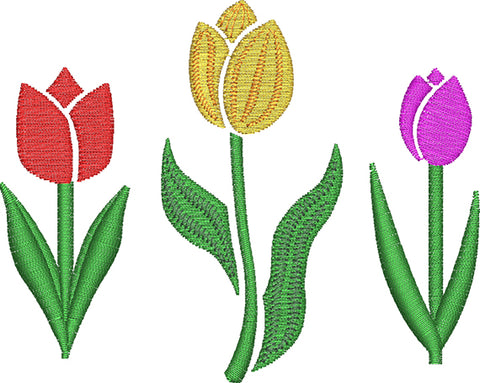 Tulips - Embroidstock