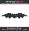 Image of Cute Bat Embroidery Design - Embroidstock