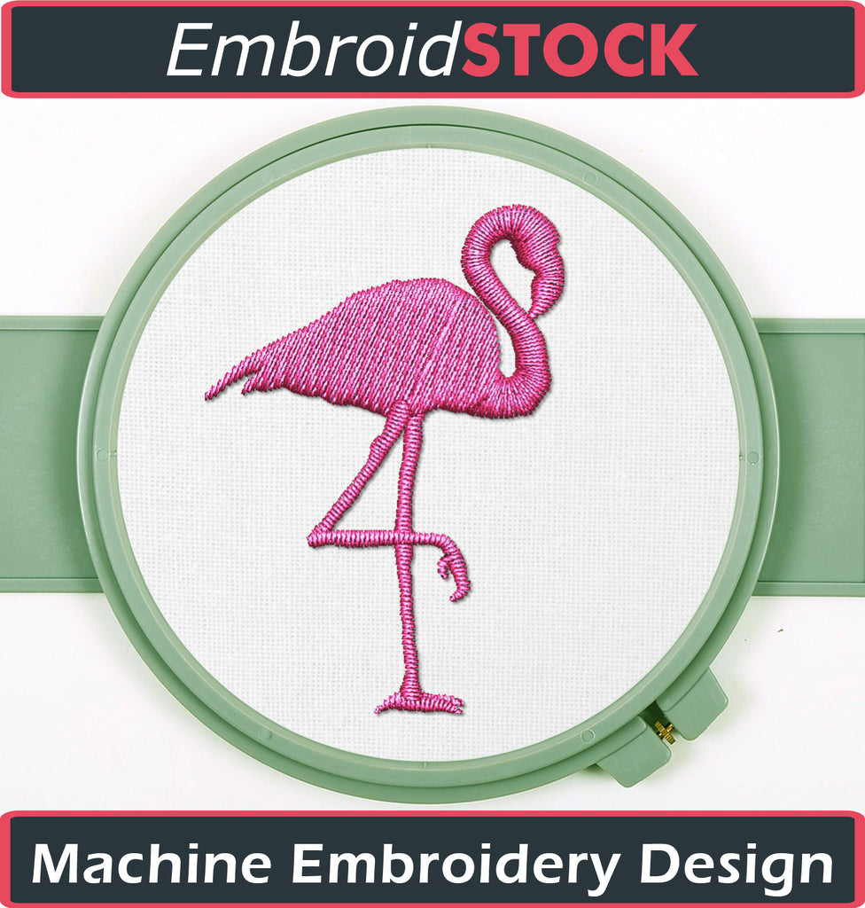 Flamingo Clip art - Embroidstock