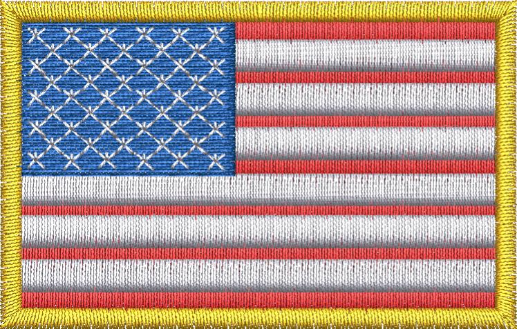 U.S. Flag - Embroidstock