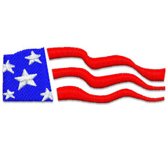 Wavy USA Flag