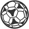 Image of Soccer ball Embroidery design - Embroidstock