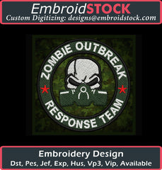 Zombie Outbreak - Embroidstock