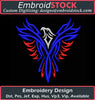 Image of American Eagle Embroidery Design - Embroidstock