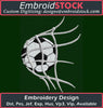 Image of Soccer Goal Embroidery Design - Embroidstock