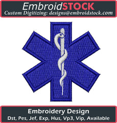 Medical Embroidery Design - Embroidstock